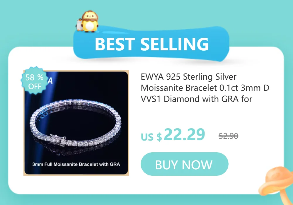EWYA Oval Cut 2/3/4ct Solitaire Moissanite Pendant Necklaces Women Wedding S925 Silver 1.5mm Solid Choker Big Diamond Neck Chain
