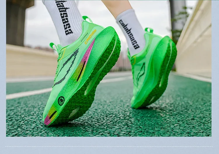 Running Shoes Carbon Board Speciality Marathon Men Sports Breathable Lightweight Women's Comfortable Nonskid Chunta Sneakers