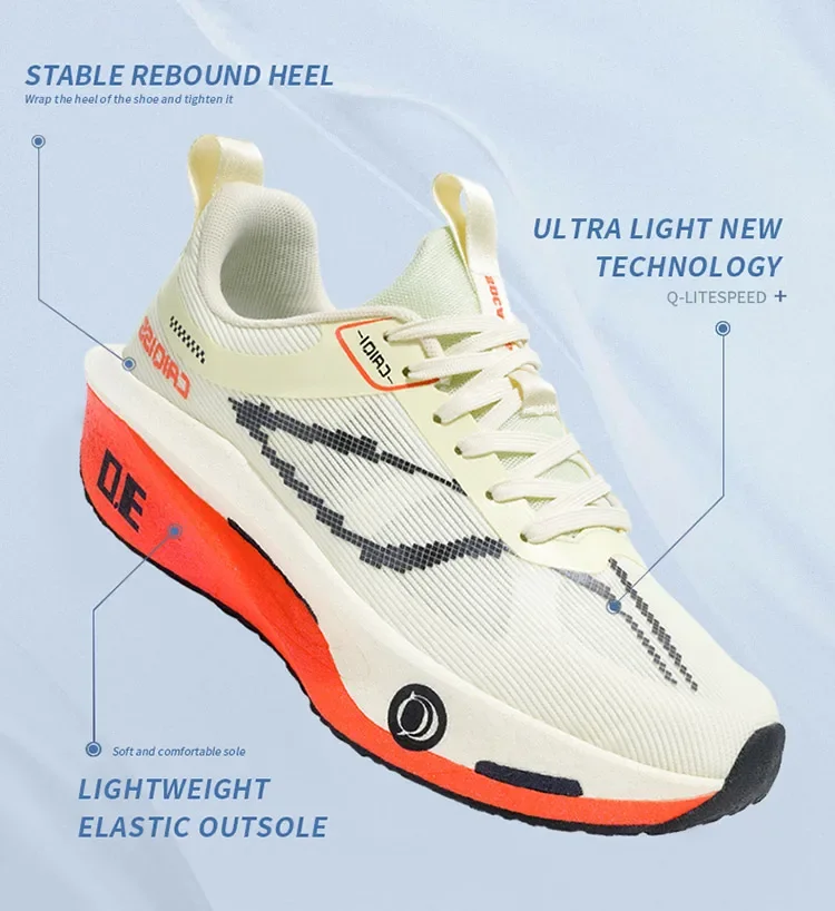 Running Shoes Carbon Board Speciality Marathon Men Sports Breathable Lightweight Women's Comfortable Nonskid Chunta Sneakers
