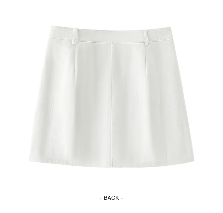 Semir Women Skirt High Waist Belt Mini Slim Fit Leg Lengthening Cool Vintage Versatile A Line 2026 Summer Top