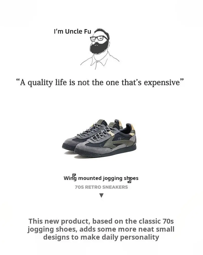 Maden Men's Retro Color Block Running Shoes Low Top Thin Sole Sneakers Black German Army Trainer Style Casual Shoes for Fall