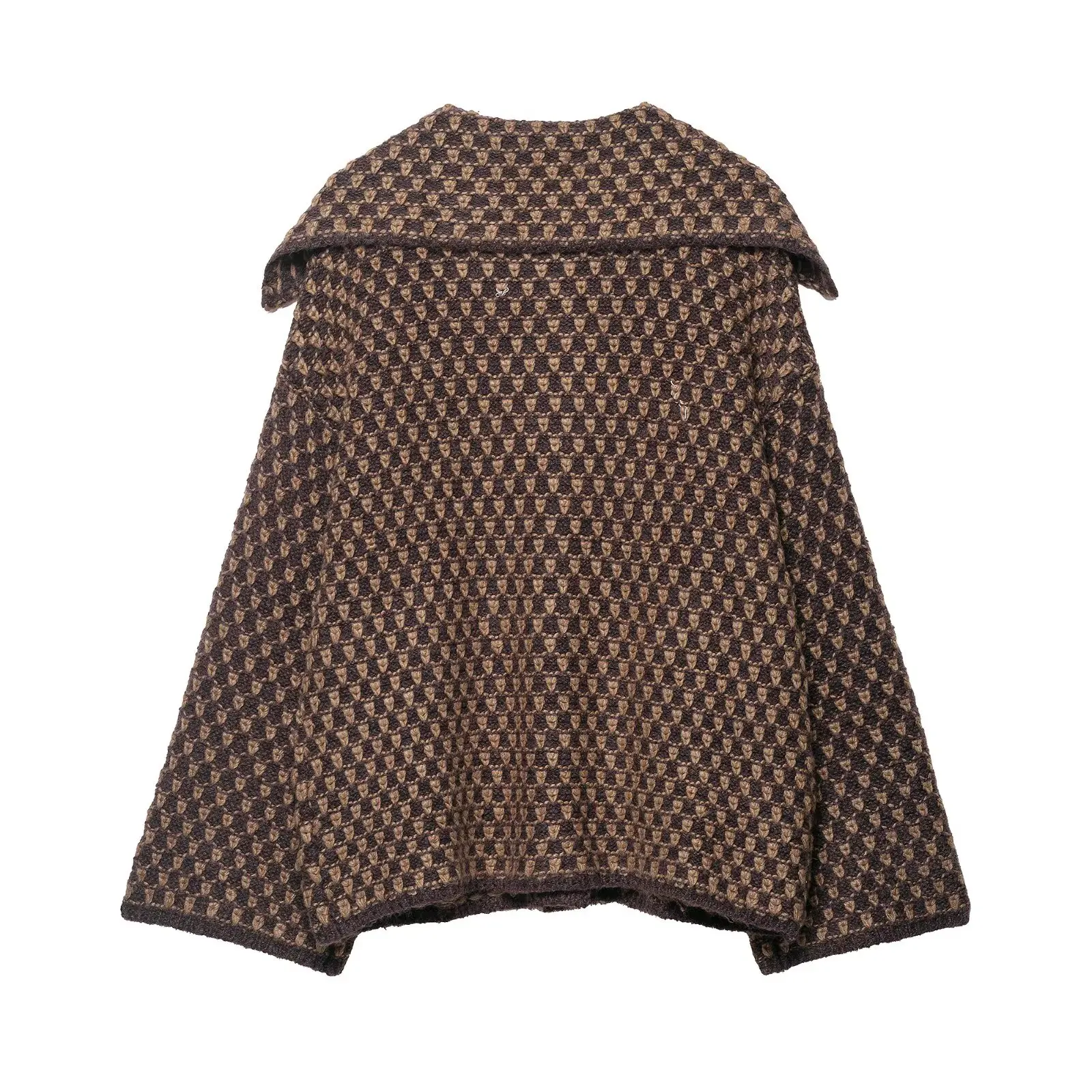 HH 2026 Spring Jacket For Women Loose Casual Knitted Cardigans Lapel Single Breasted Long Sleeve Sweater Coat High Street Tops