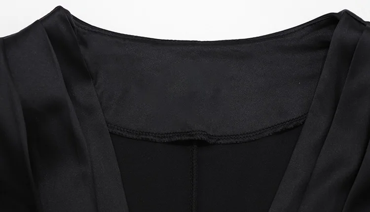 Ahagaga Sexy Women's Chic V Neck Top Slim Fit Long Sleeve Shirt Button Tees Shirts Elegant Business Office Casual for Ladies