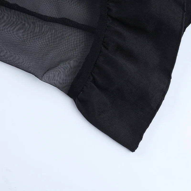 AltGoth Y2k Harajuku Goth Skirt Streetwear Grunge Cyber Punk Eyelet Patchwork High Waist Irregular Skirt Emo Alt Halloween Skirt