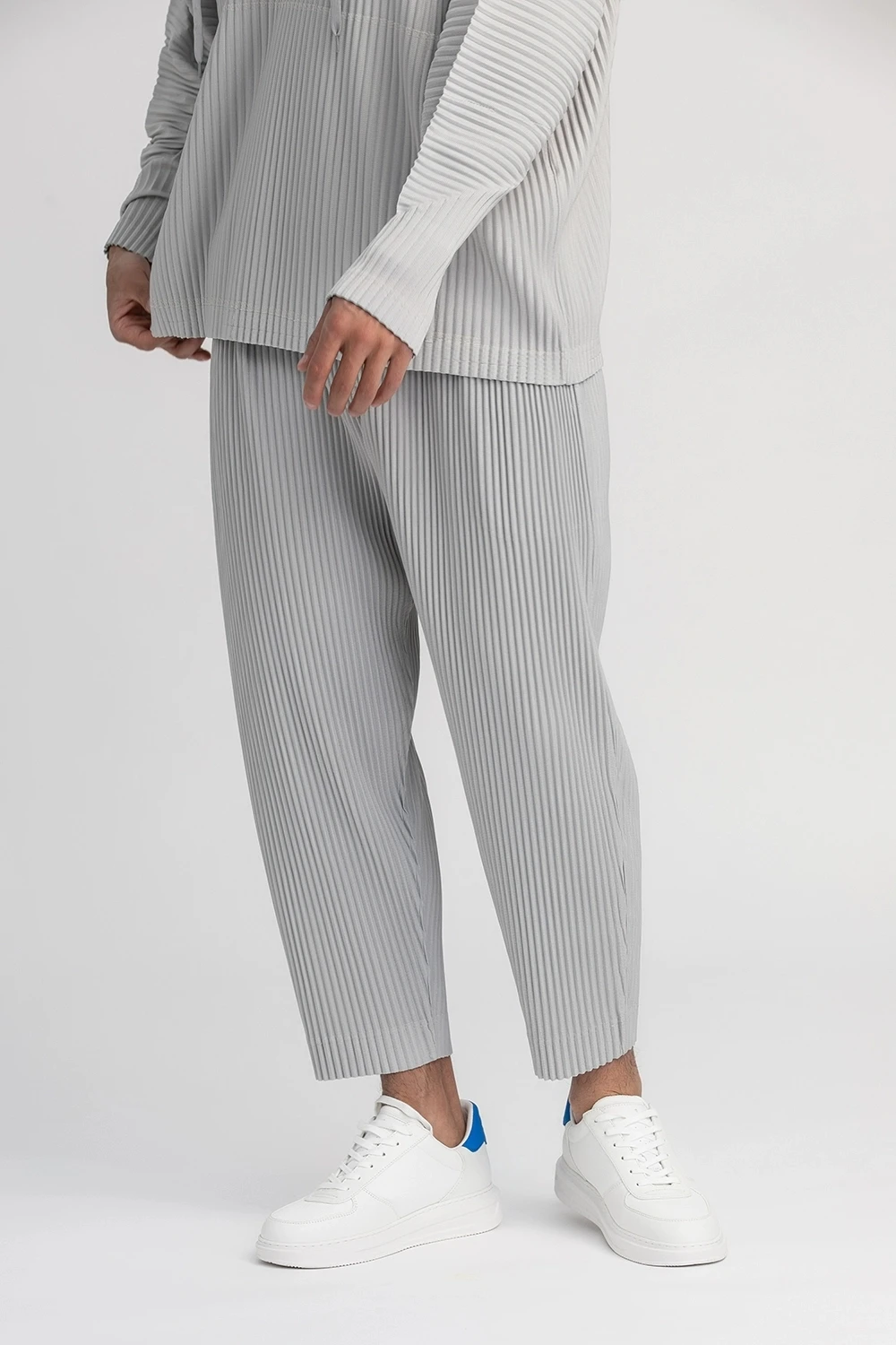 Miyake Fold Life Harem Pants Men's Loose HP Series All-match Pants Casual Men's Bloomers Sports Men