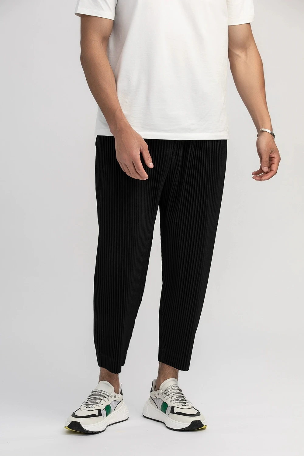 Miyake Fold Life Harem Pants Men's Loose HP Series All-match Pants Casual Men's Bloomers Sports Men