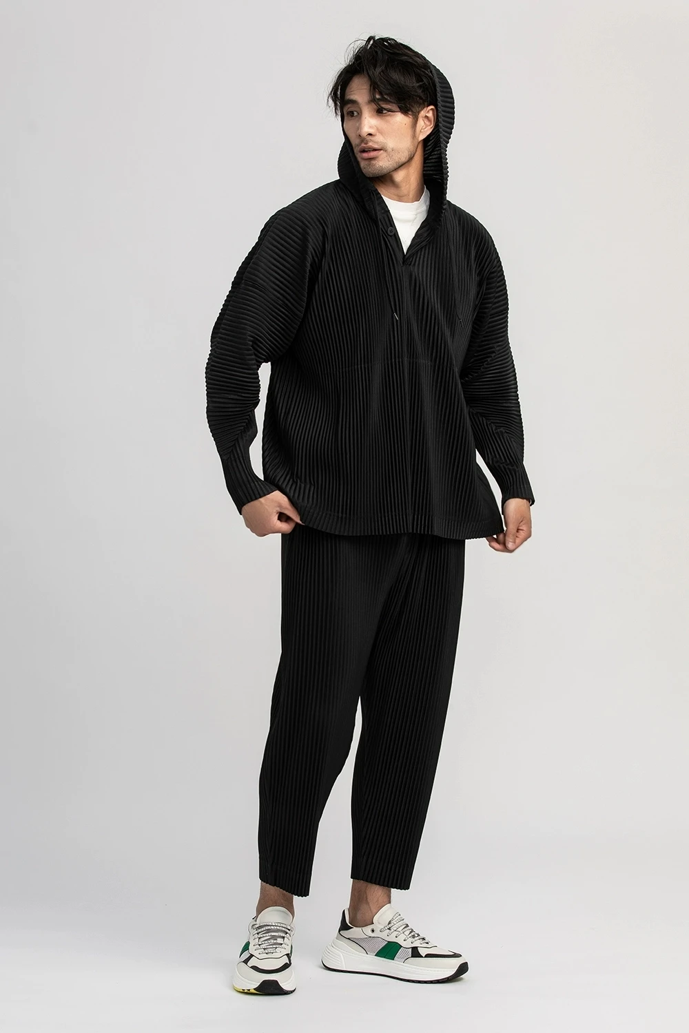 Miyake Fold Life Harem Pants Men's Loose HP Series All-match Pants Casual Men's Bloomers Sports Men