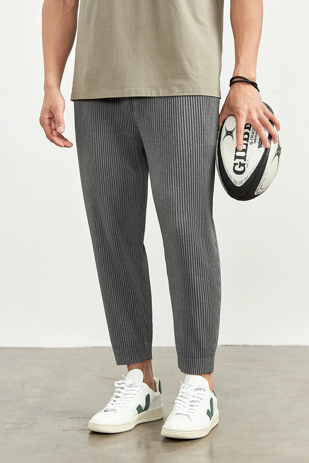 Miyake Fold Life Harem Pants Men's Loose HP Series All-match Pants Casual Men's Bloomers Sports Men