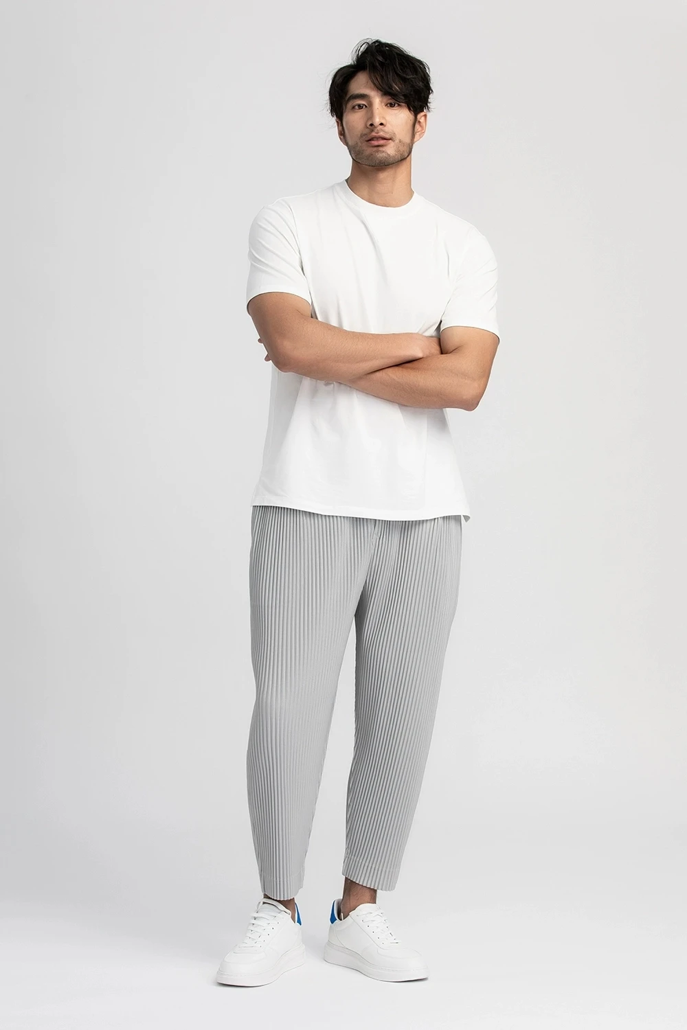 Miyake Fold Life Harem Pants Men's Loose HP Series All-match Pants Casual Men's Bloomers Sports Men