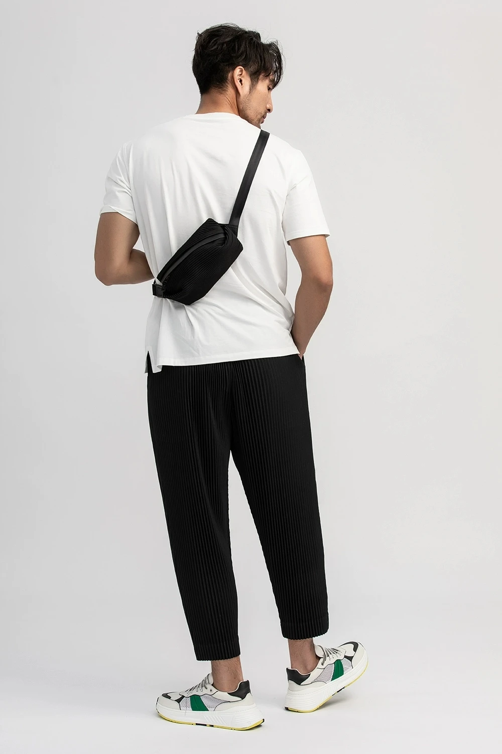Miyake Fold Life Harem Pants Men's Loose HP Series All-match Pants Casual Men's Bloomers Sports Men