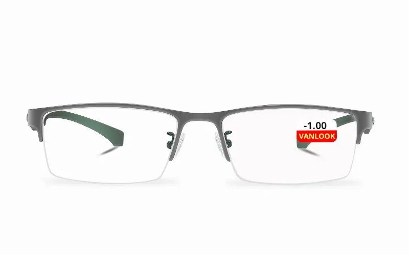 Photochromic Sunglasses Chameleon Lens Myopia Blue Light Blocking Men's Computer Glasses Game for Sight -0.50 -0.75 -175 -2.5-6