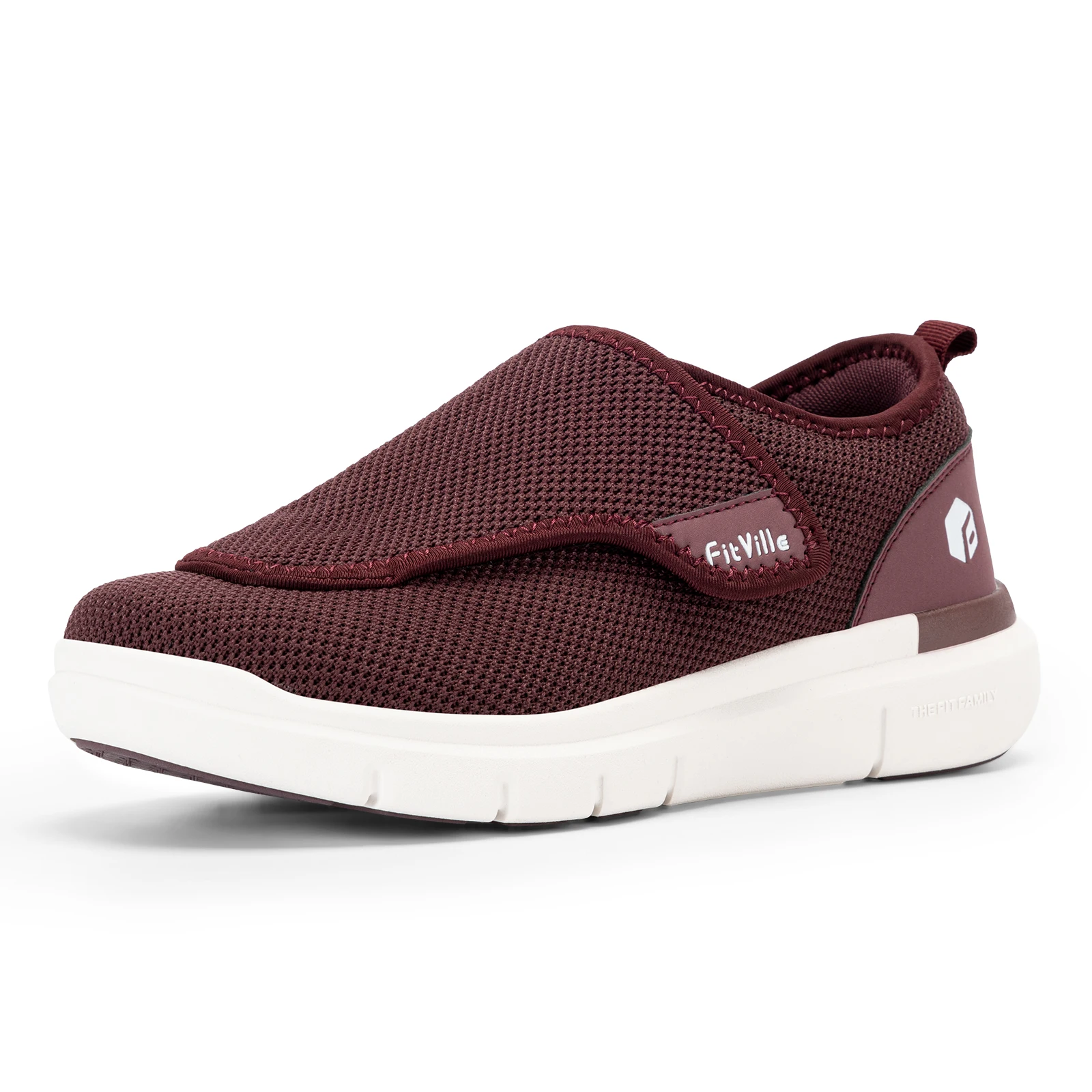 Fitville Women's Shoes Wide Width Diabetic Shoes Walking Casual Breathable for Swollen Feet Elderly Foot Pain Relief Neuropathy