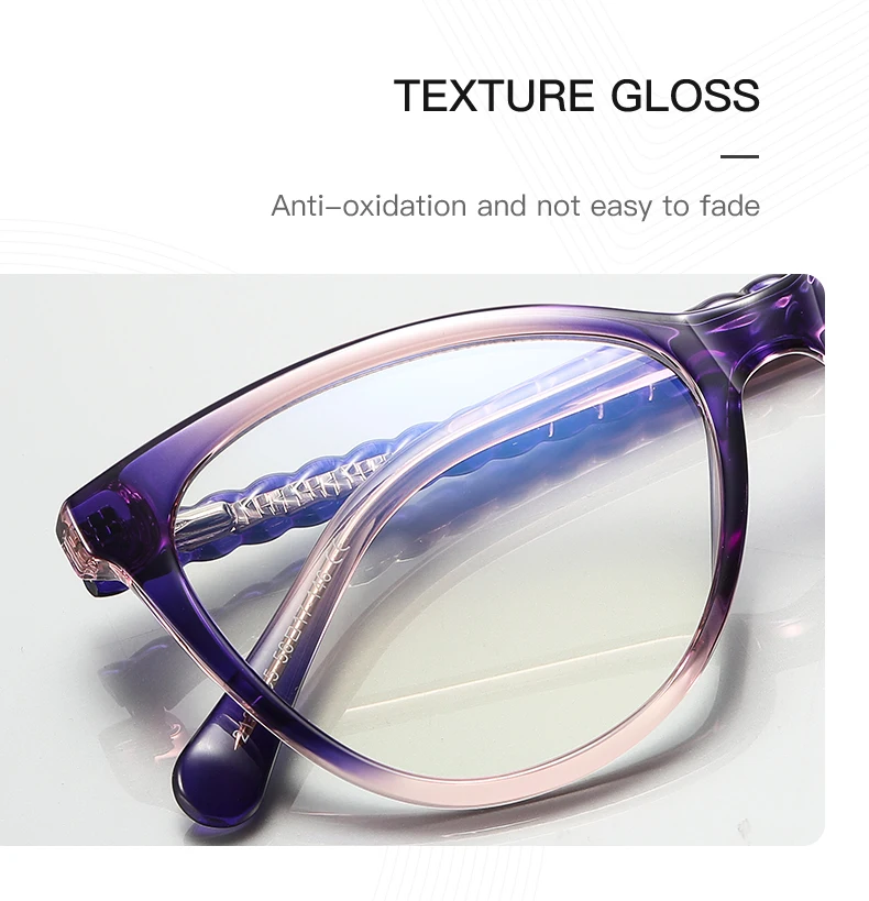 VICKY New Cat Eye Reading Prescription Eyeglasses Women Colorful Myopia Eyewear Hyperopia Anti Blue Ray Optical Glasses PFD2136