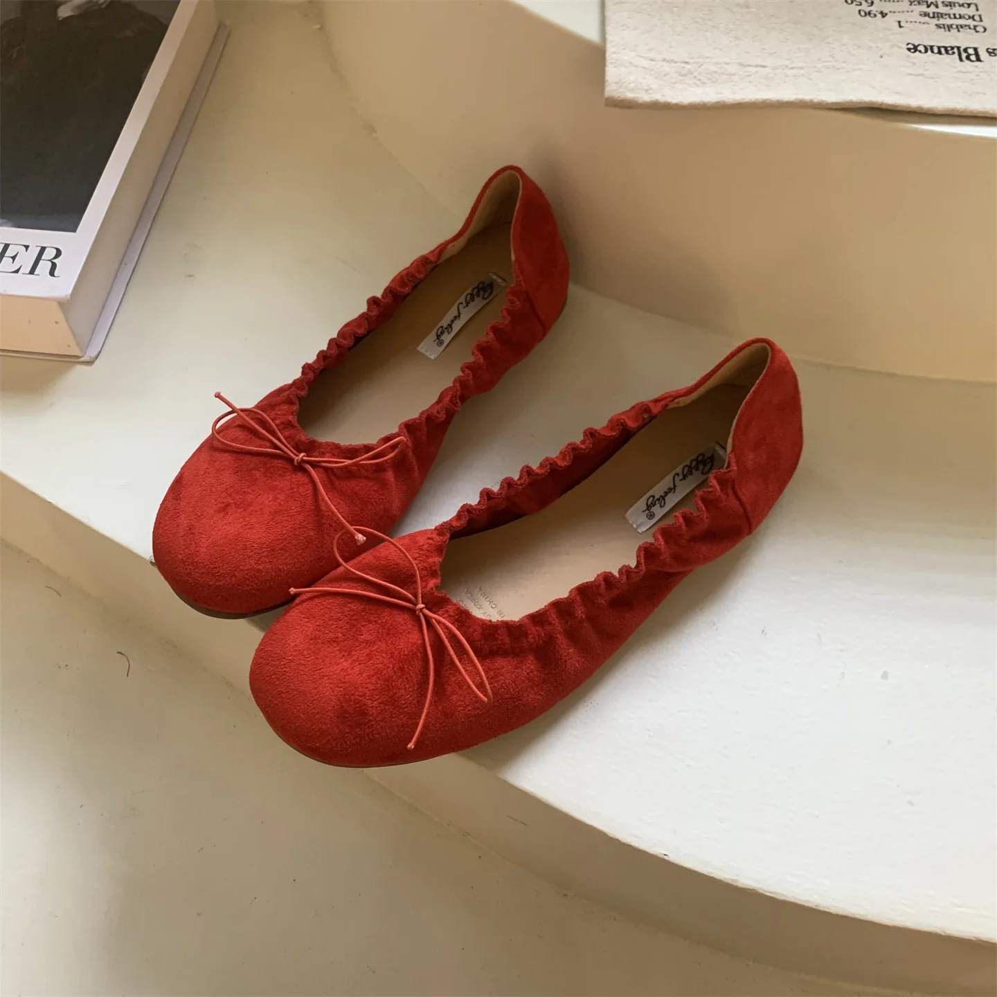 Bailamos Women Flat Heel Shoes Female Flats casual Ballet Dancing Shoes Foldable Sole Boat Shoes Summer Slip On Slipper Mules Sl