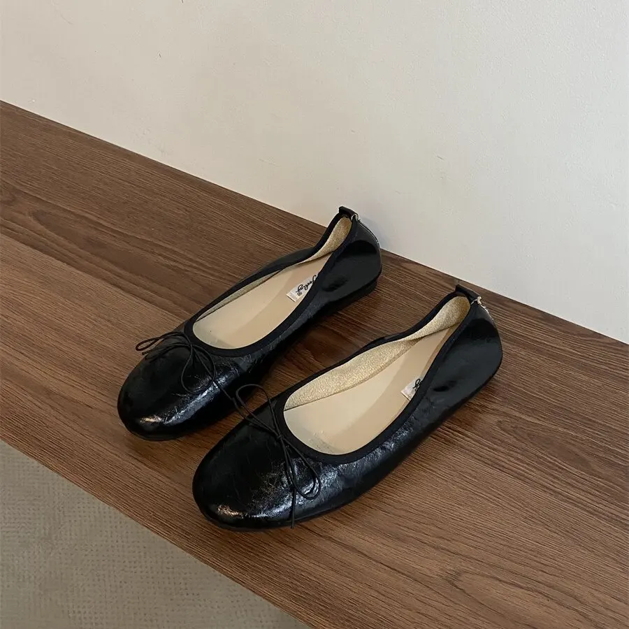 Bailamos Women Flat Heel Shoes Female Flats casual Ballet Dancing Shoes Foldable Sole Boat Shoes Summer Slip On Slipper Mules Sl