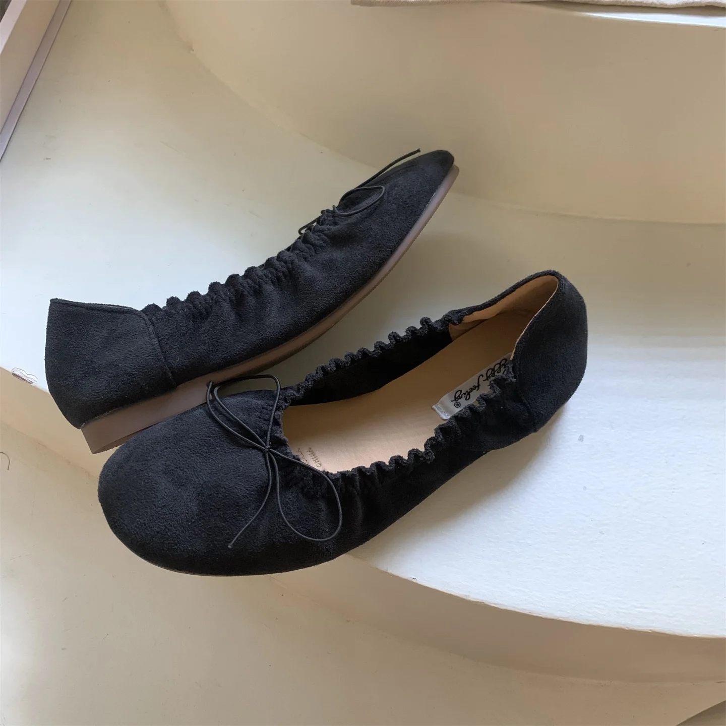 Bailamos Women Flat Heel Shoes Female Flats casual Ballet Dancing Shoes Foldable Sole Boat Shoes Summer Slip On Slipper Mules Sl