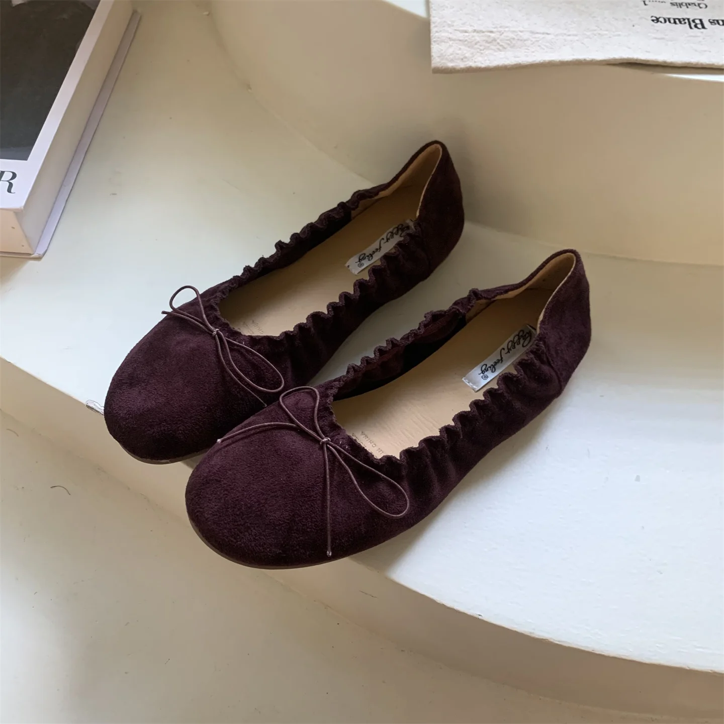 Bailamos Women Flat Heel Shoes Female Flats casual Ballet Dancing Shoes Foldable Sole Boat Shoes Summer Slip On Slipper Mules Sl
