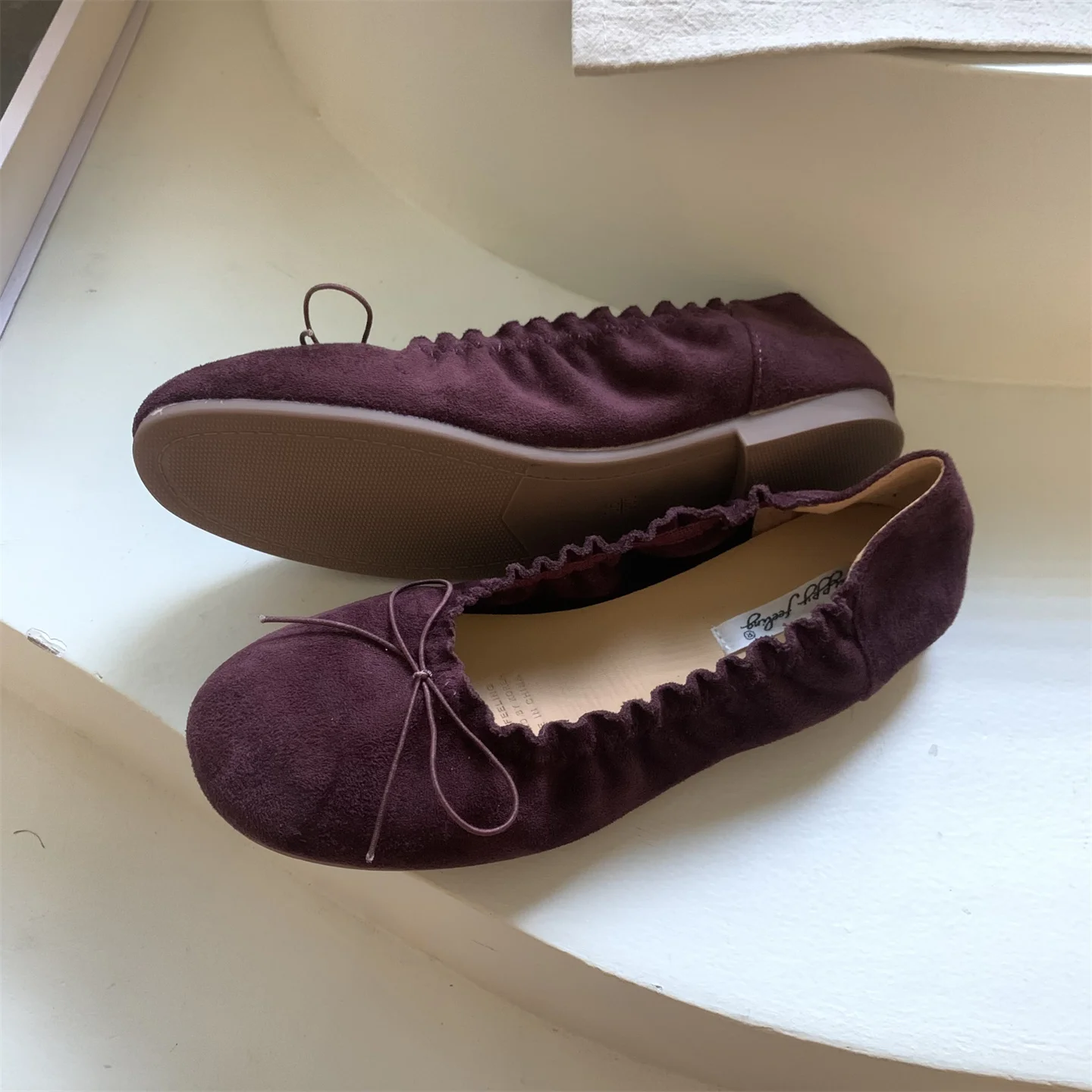 Bailamos Women Flat Heel Shoes Female Flats casual Ballet Dancing Shoes Foldable Sole Boat Shoes Summer Slip On Slipper Mules Sl