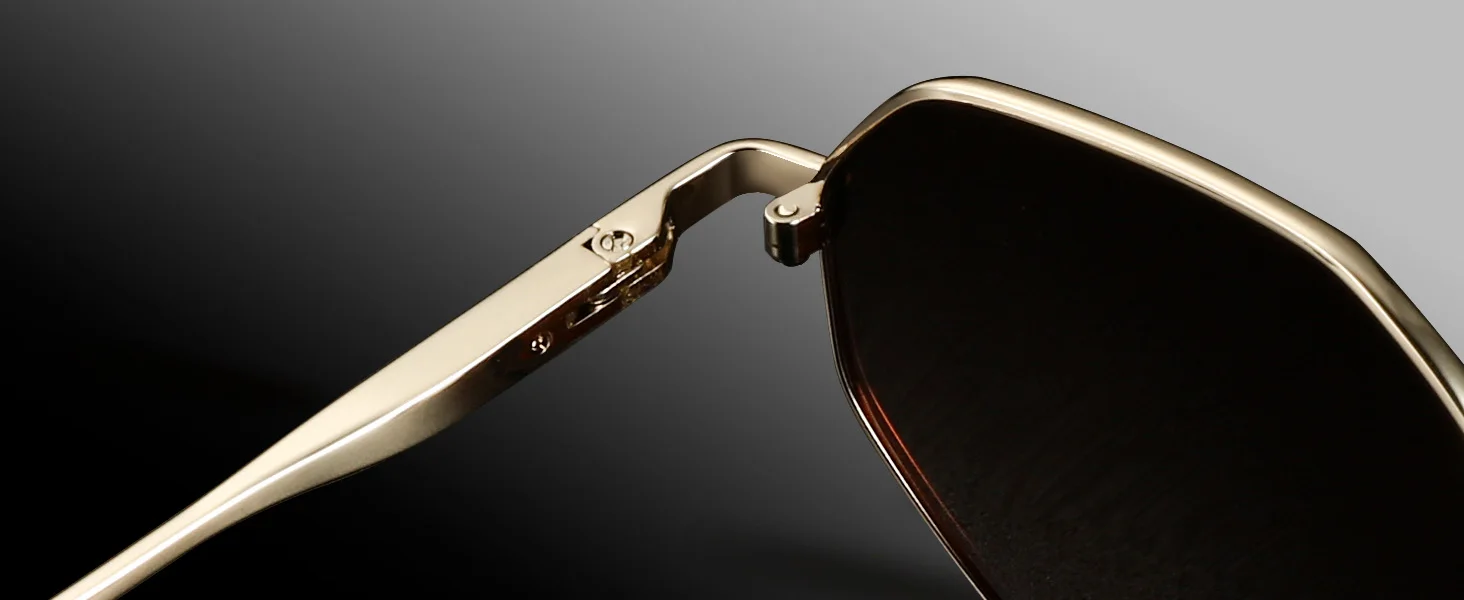 ZENOTTIC Retro Small Polygon Polarized Sunglasses Women Metal UV400 Sun Glasses Men Anti-Glare UV400 Goggles Driving Eyewear