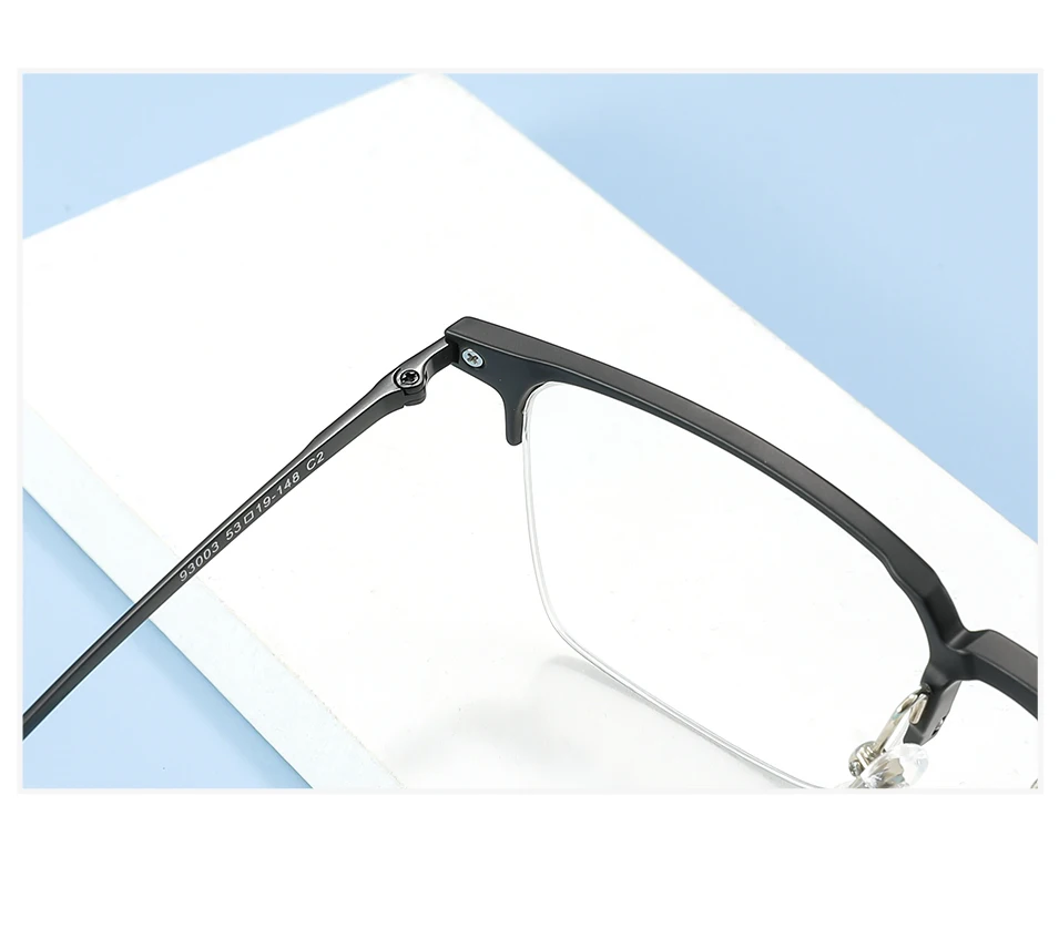3 In 1 Men Fashion Pure Titanium Glasses Frame With Polarized Clip On Sunglasses And Night Vision Women Eyewear