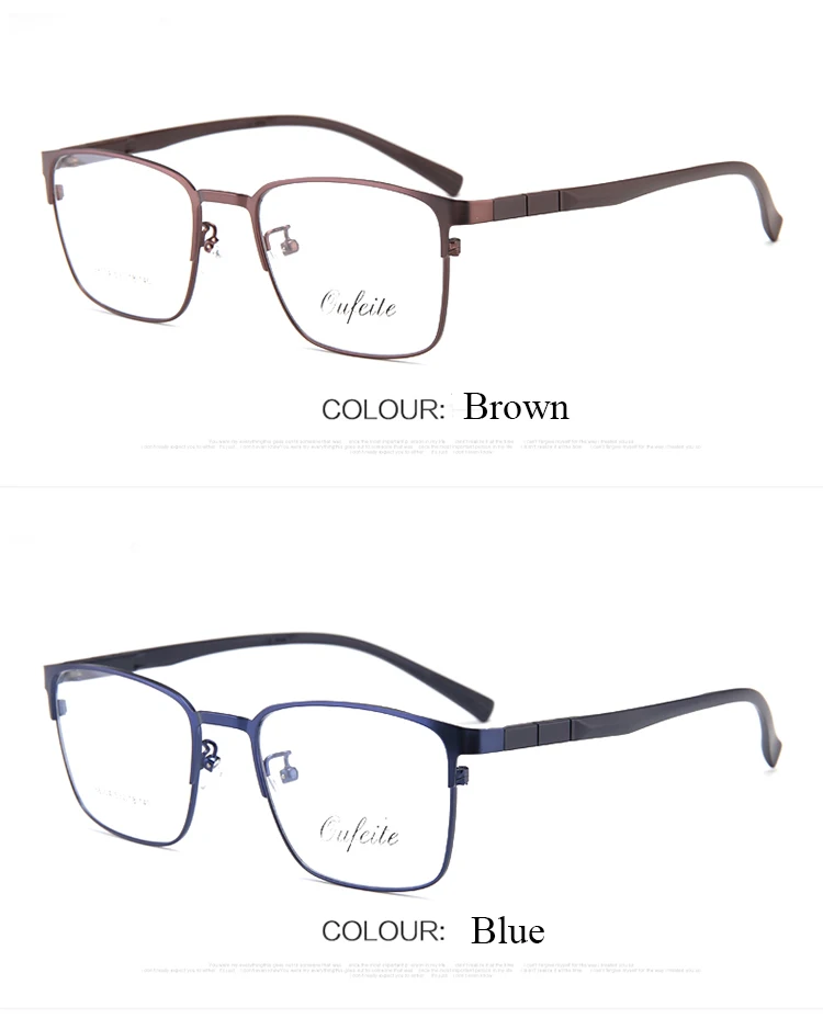 BCLEAR Classic Fashion Men Alloy Optical Frame TR90 Legs Male Spectacle Eyeglasses Frames Myopia Prescription Eyewear Full Rim