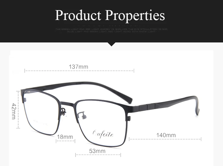 BCLEAR Classic Fashion Men Alloy Optical Frame TR90 Legs Male Spectacle Eyeglasses Frames Myopia Prescription Eyewear Full Rim