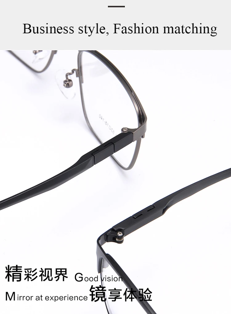 BCLEAR Classic Fashion Men Alloy Optical Frame TR90 Legs Male Spectacle Eyeglasses Frames Myopia Prescription Eyewear Full Rim