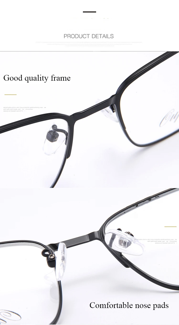 BCLEAR Classic Fashion Men Alloy Optical Frame TR90 Legs Male Spectacle Eyeglasses Frames Myopia Prescription Eyewear Full Rim