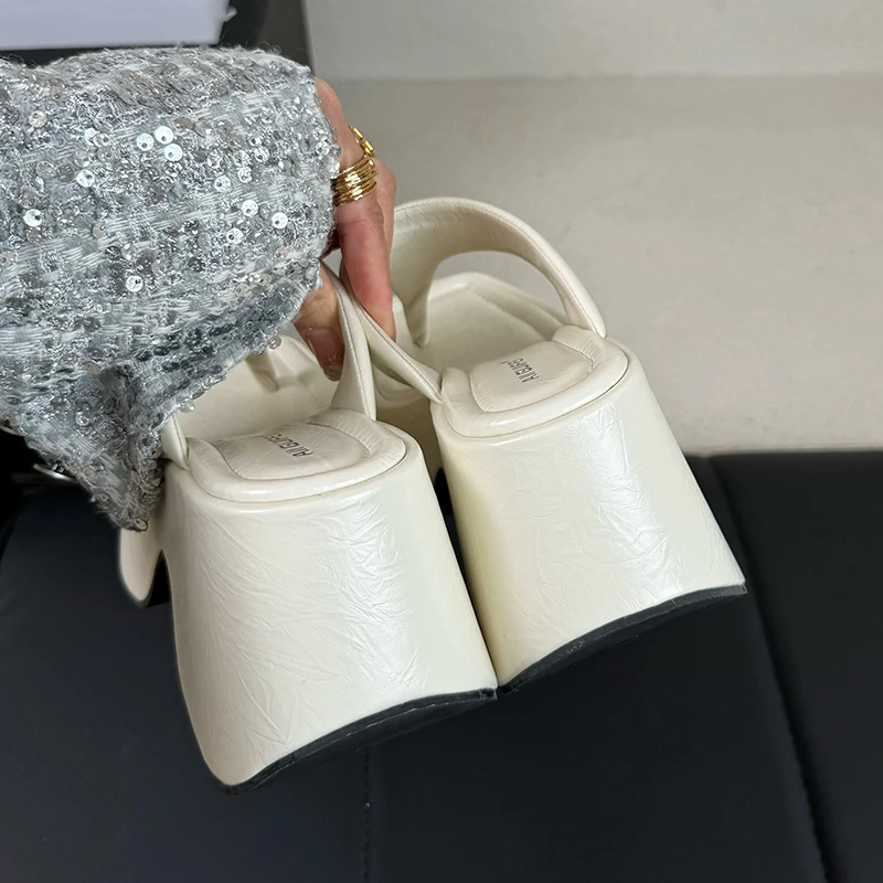 Pumps Flip Flops Slippers Shoes For Ladies New Female Footwear Platform Wedges Women Slippers Fashion Slides Heels  Shoes