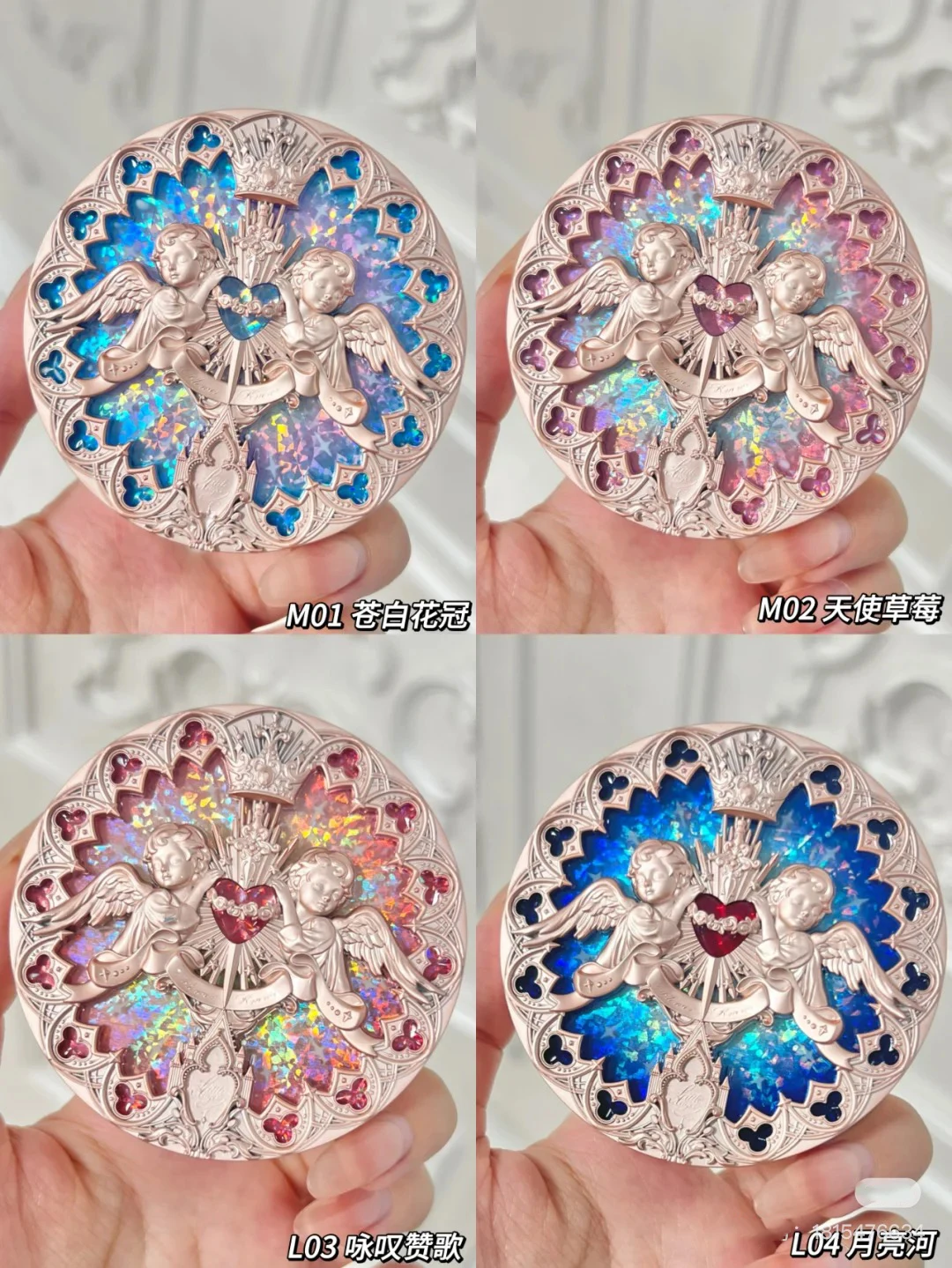 The Flower Knows Little Angel Collection Relief Highlight Face Powder Iluminador Makeup Contour Highlighter Palette 8g/0.3Fl.oz