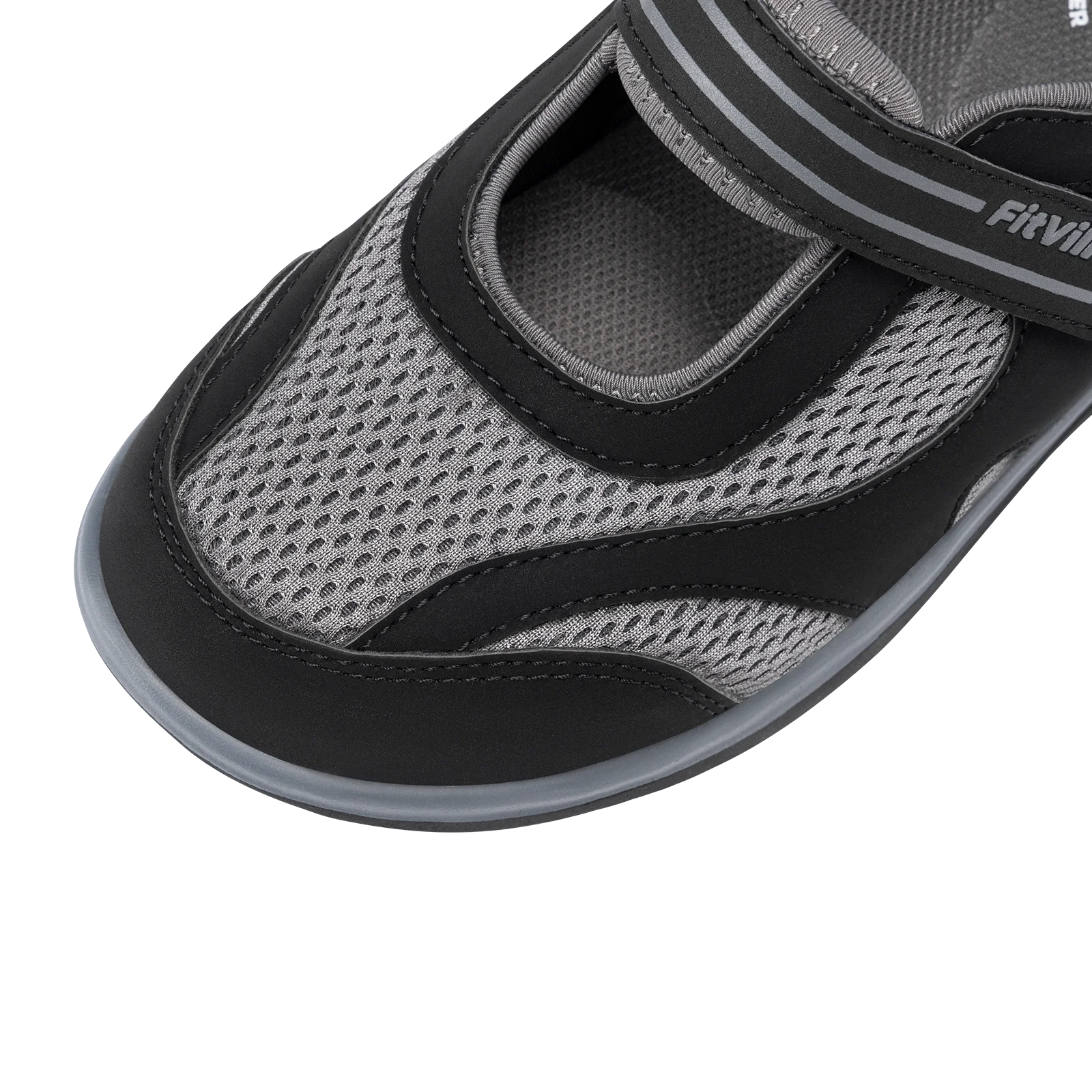 Fitville Women's Sandals Mary Jane Casual Shoes Widened Toe For Swollen Feet Lightweight Breathable Outdoor Elderly Shoes Sandal