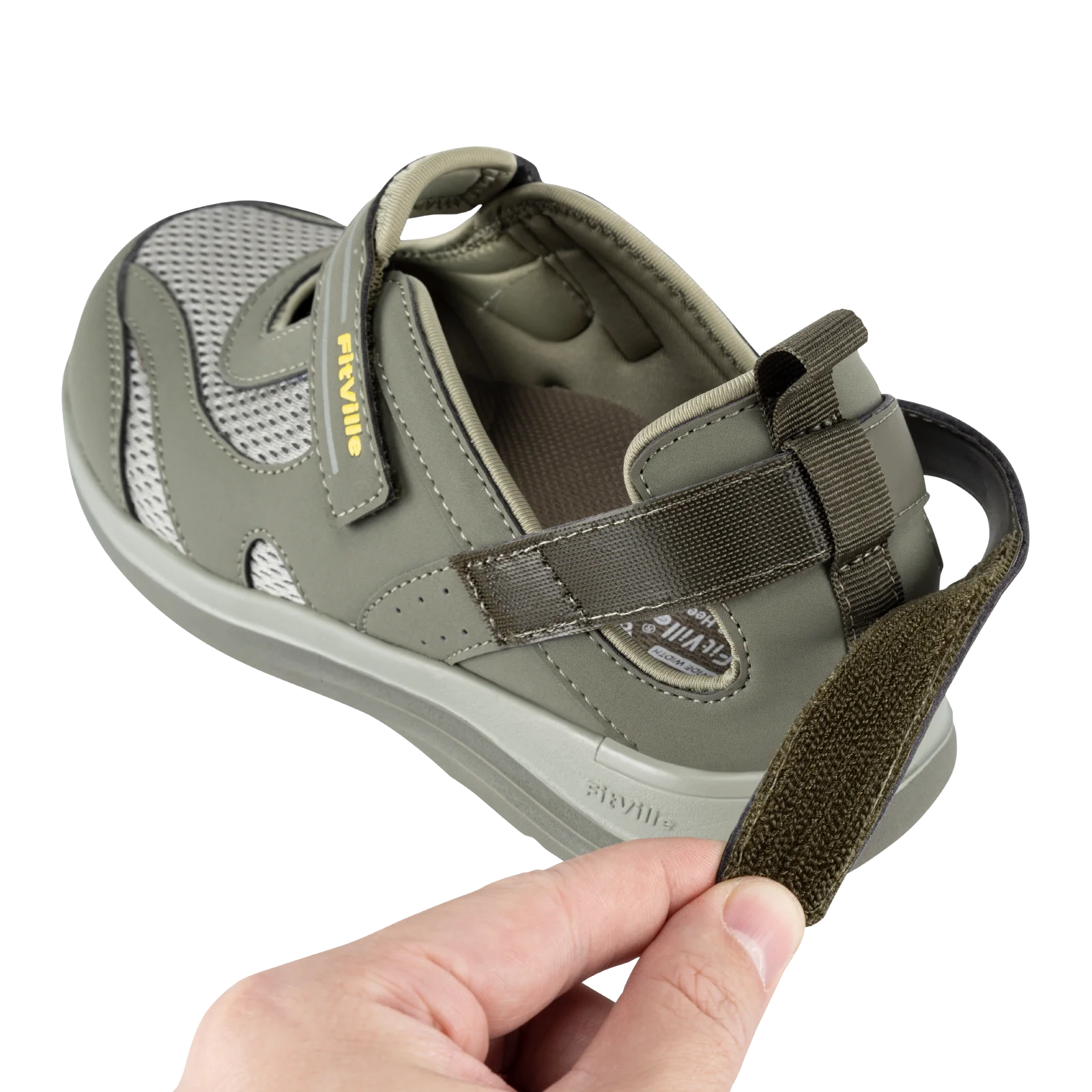Fitville Women's Sandals Mary Jane Casual Shoes Widened Toe For Swollen Feet Lightweight Breathable Outdoor Elderly Shoes Sandal