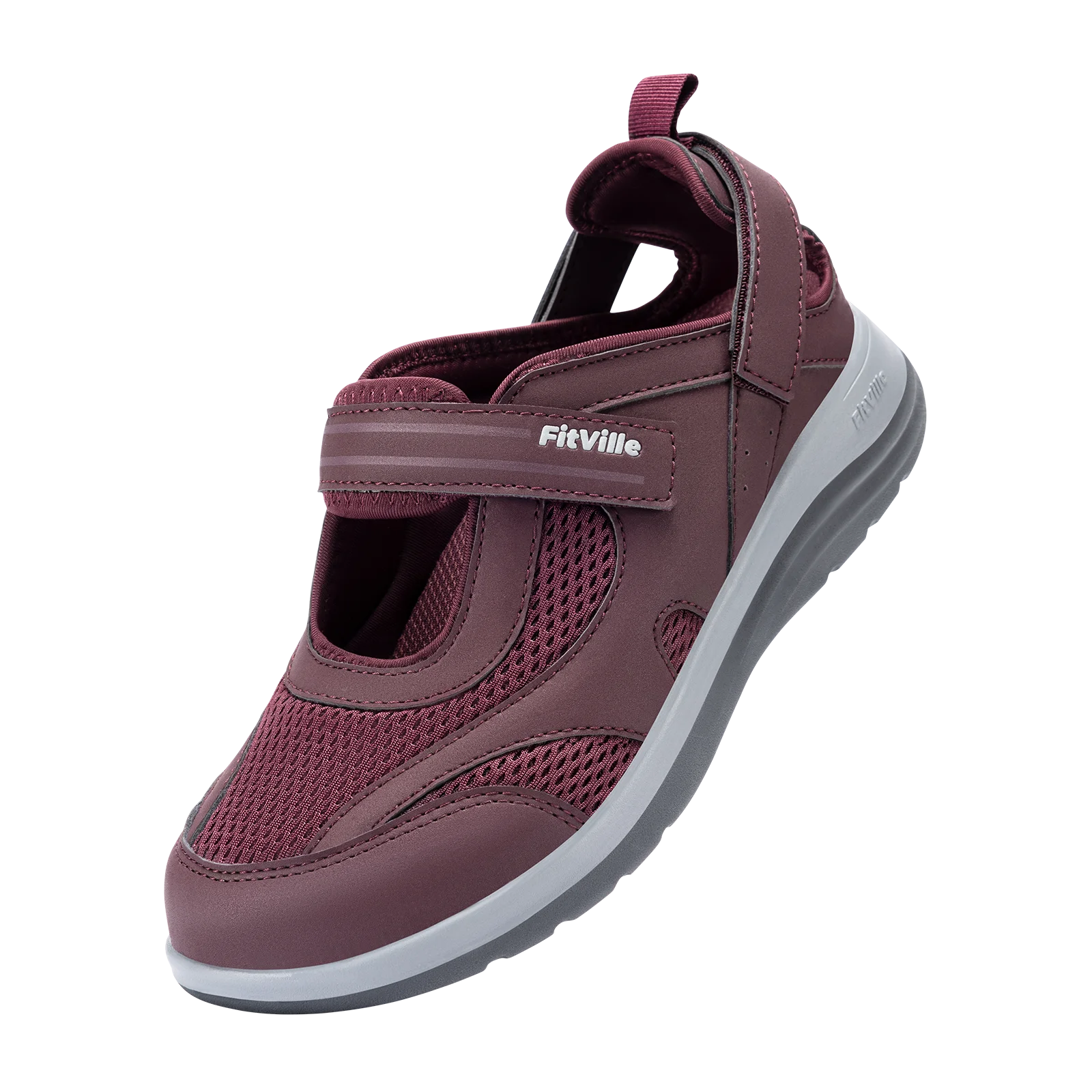 Fitville Women's Sandals Mary Jane Casual Shoes Widened Toe For Swollen Feet Lightweight Breathable Outdoor Elderly Shoes Sandal