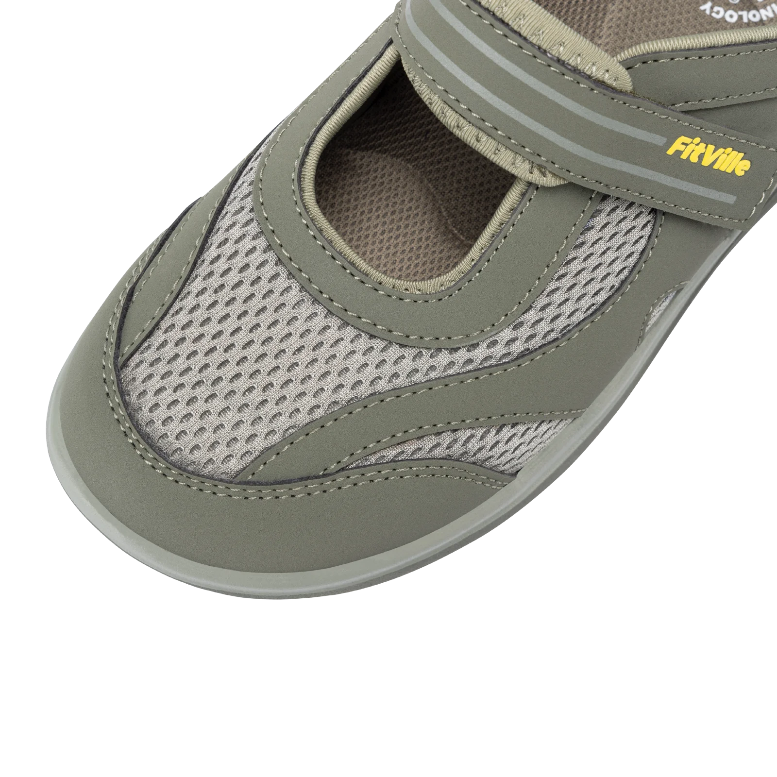 Fitville Women's Sandals Mary Jane Casual Shoes Widened Toe For Swollen Feet Lightweight Breathable Outdoor Elderly Shoes Sandal