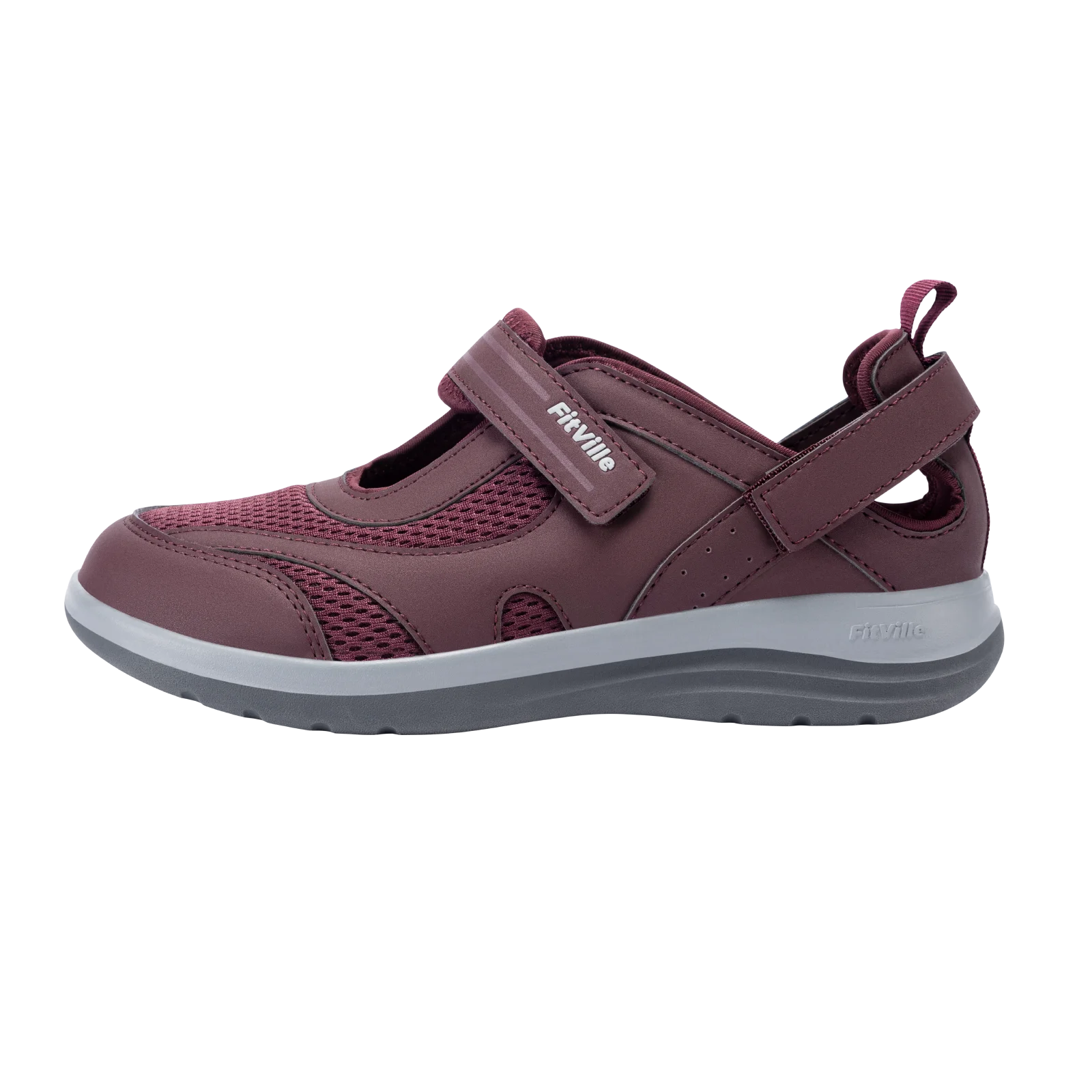 Fitville Women's Sandals Mary Jane Casual Shoes Widened Toe For Swollen Feet Lightweight Breathable Outdoor Elderly Shoes Sandal