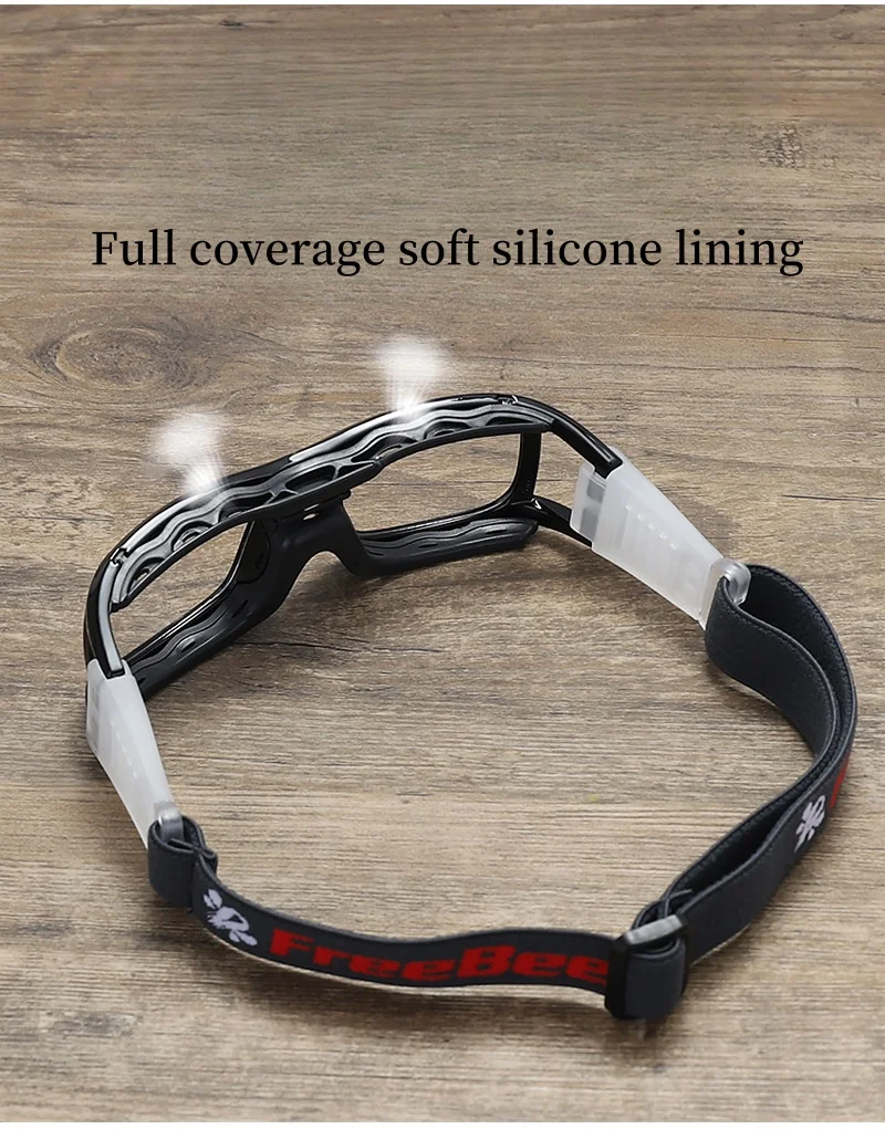Men's Sports Glasses New Style Anti-impact And Anti-collision Basketball And Football Goggles Frame Optical Prescription Glasses