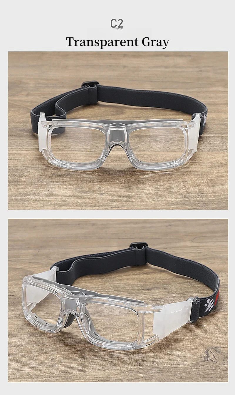 Men's Sports Glasses New Style Anti-impact And Anti-collision Basketball And Football Goggles Frame Optical Prescription Glasses