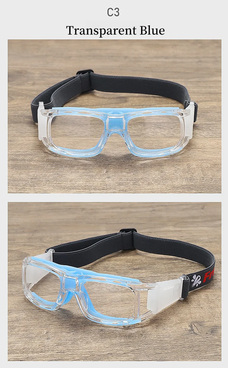 Men's Sports Glasses New Style Anti-impact And Anti-collision Basketball And Football Goggles Frame Optical Prescription Glasses