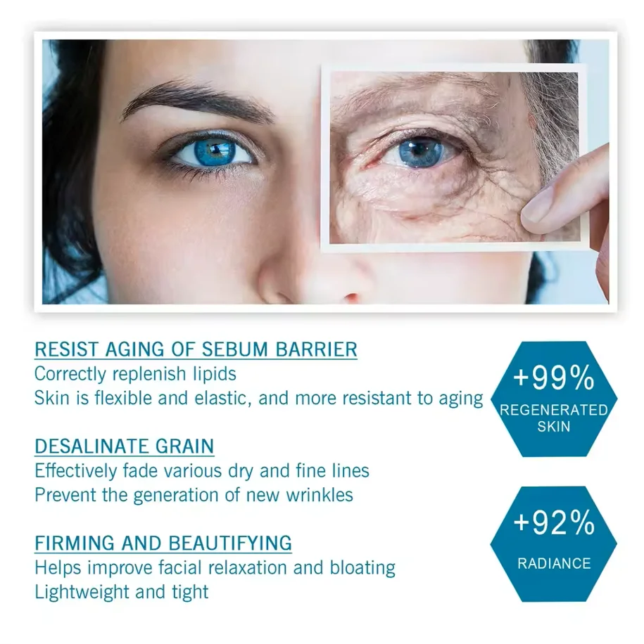 500ml Copper Peptide Serum Tightening, Repairing Antioxidant Boosting Skin Barrier Deep Hydration Hyaluronic Acid Face Serum
