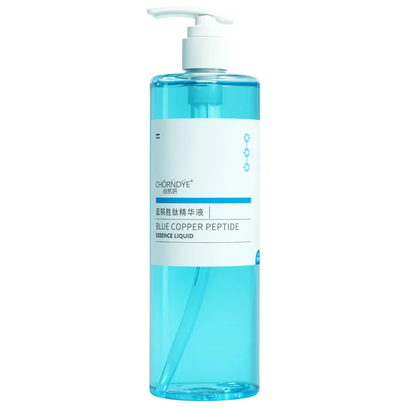 500ml Copper Peptide Serum Tightening, Repairing Antioxidant Boosting Skin Barrier Deep Hydration Hyaluronic Acid Face Serum