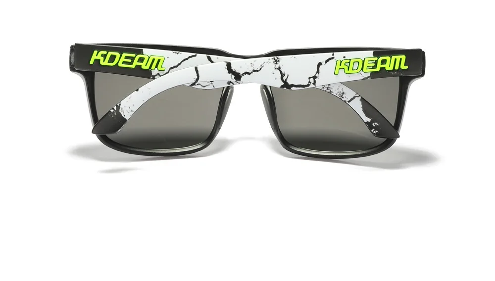 2026 Kdeam Original Brand Design Polarized Sunglasses For Women Men Fluorescent Yellow Frame Trendy Outdoor Eyewear For Couple