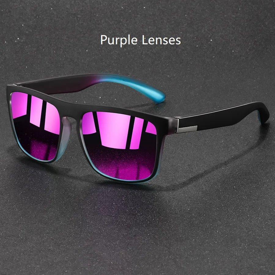 42PCS Fashion Vintage Square Sunglasses Men Women Fishing Driving Man Luxury Brand Designer Sun Glasses Retro Eyewear