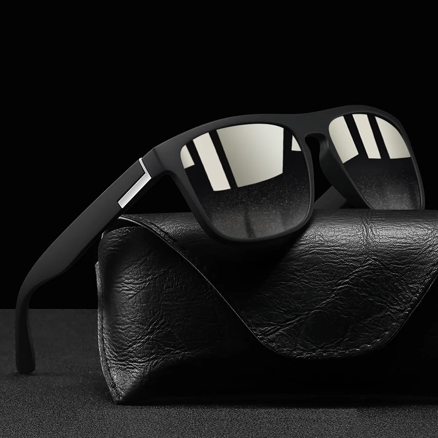 42PCS Fashion Vintage Square Sunglasses Men Women Fishing Driving Man Luxury Brand Designer Sun Glasses Retro Eyewear
