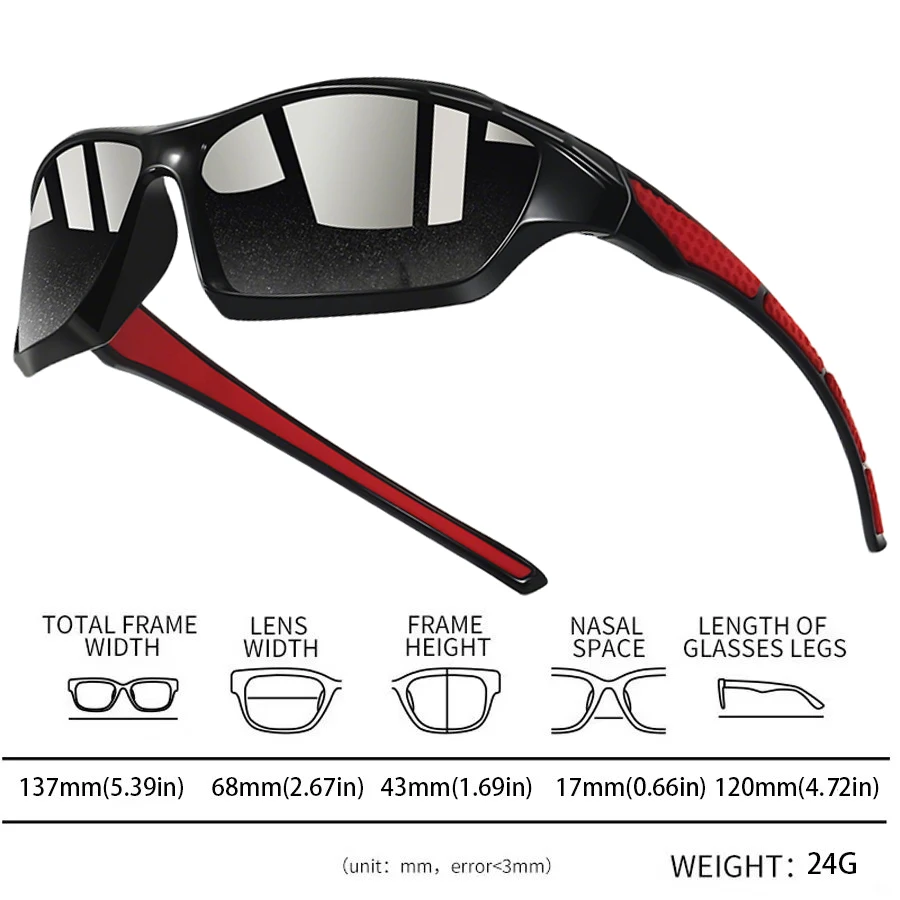 20PCS Fashion Color Splicing Sunglasses Outdoor Sports Glasses for Men Women Driving Fishing Hiking Eyewear