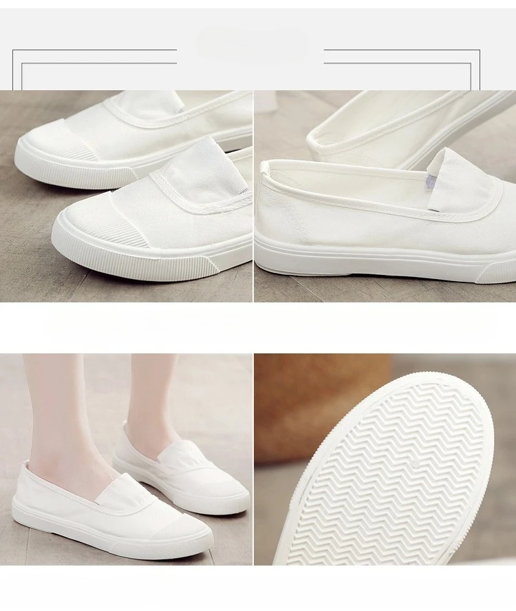 2025 Spring New Canvas Shoes Women Men Couple Casual Sneakers fashion Flat Slip On Student Korean Style