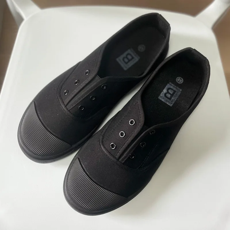2025 Spring New Canvas Shoes Women Men Couple Casual Sneakers fashion Flat Slip On Student Korean Style