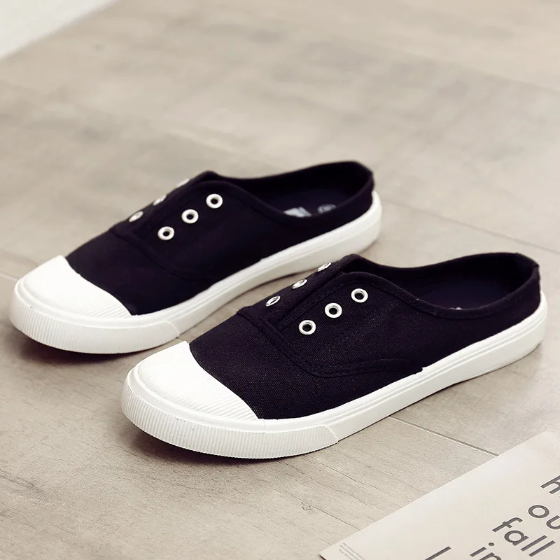 2025 Spring New Canvas Shoes Women Men Couple Casual Sneakers fashion Flat Slip On Student Korean Style
