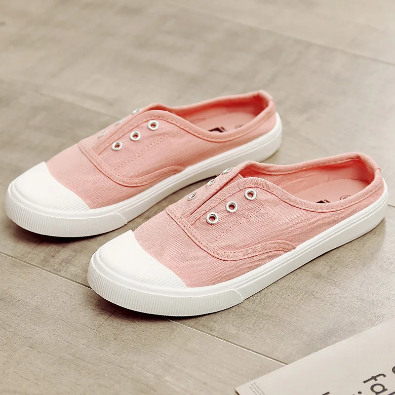 2025 Spring New Canvas Shoes Women Men Couple Casual Sneakers fashion Flat Slip On Student Korean Style