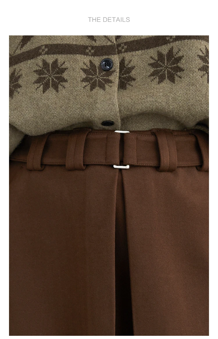 CHIC VEN Fashion Women Skirts Solid New High Waisted A-line Slim Ladies Half Skirt Hip Hugging Autumn Winter 2025