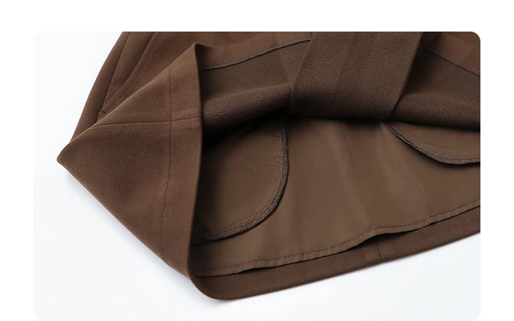 CHIC VEN Fashion Women Skirts Solid New High Waisted A-line Slim Ladies Half Skirt Hip Hugging Autumn Winter 2025